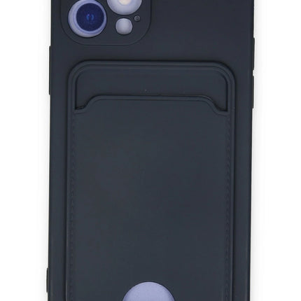 iPhone 12 Kelvin Kartvizitli Silikon Kılıf - Lacivert