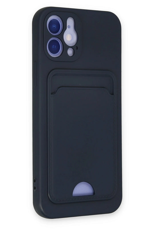 iPhone 12 Kelvin Kartvizitli Silikon Kılıf - Lacivert 2