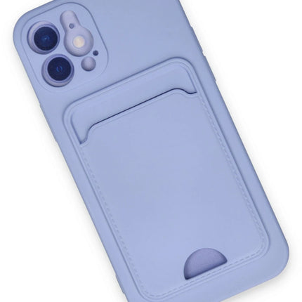 iPhone 12 Kelvin Kartvizitli Silikon Kılıf - Lila 3