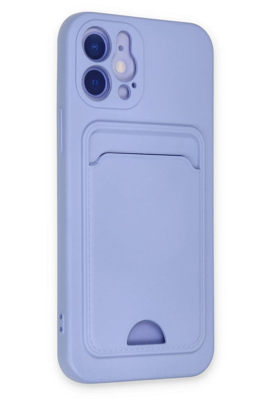 iPhone 12 Kelvin Kartvizitli Silikon Kılıf - Lila 2