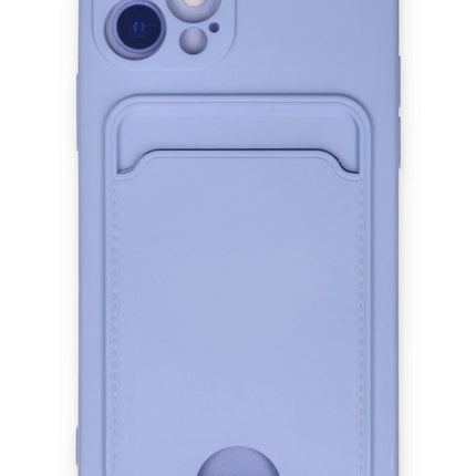 iPhone 12 Kelvin Kartvizitli Silikon Kılıf - Lila