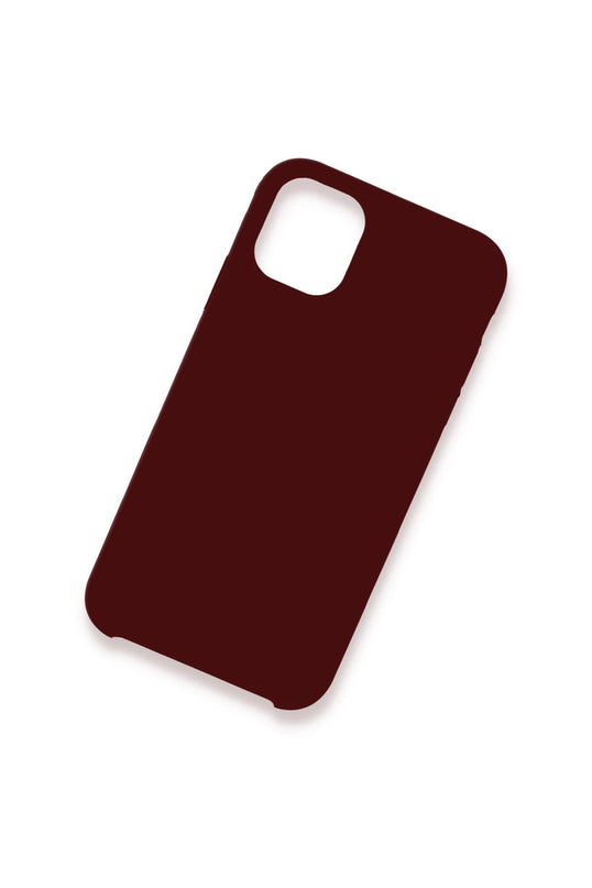 iPhone 12 Lansman Legant Silikon Kılıf - Bordo 2