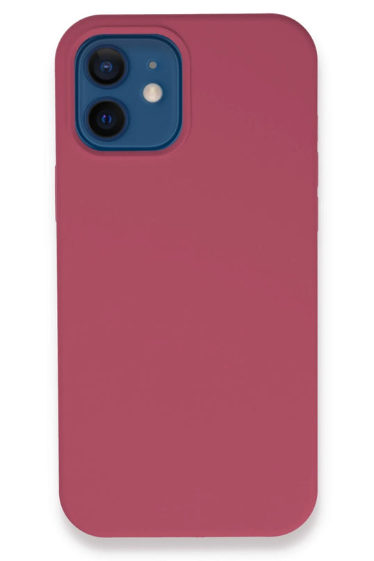 iPhone 12 Lansman Legant Silikon Kılıf - Fuşya