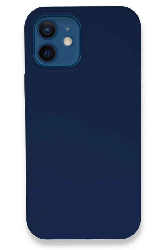 iPhone 12 Lansman Legant Silikon Kılıf - Lacivert