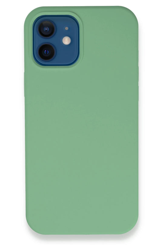 iPhone 12 Lansman Legant Silikon Kılıf - Yeşil
