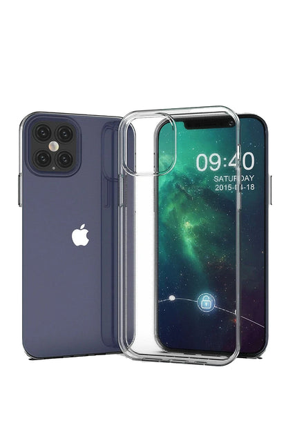 iPhone 12 Lüx Şeffaf Silikon Kılıf