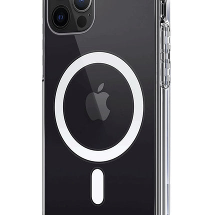 iPhone 12 Magneticsafe Şeffaf Silikon Kılıf 2