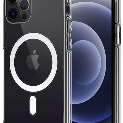 iPhone 12 Magneticsafe Şeffaf Silikon Kılıf