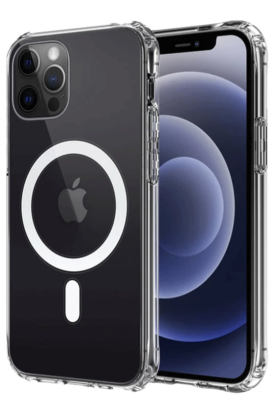 iPhone 12 Magneticsafe Şeffaf Silikon Kılıf