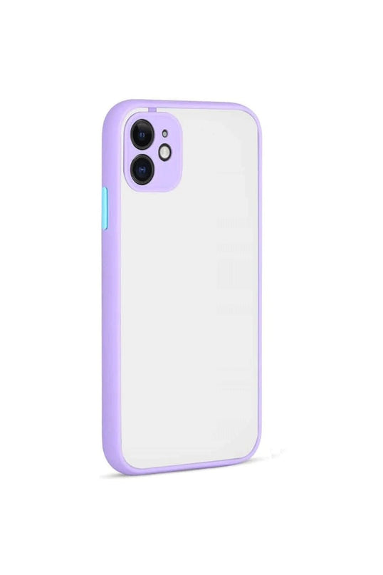 iPhone 12 Montreal Silikon Kapak Kılıf - Mor