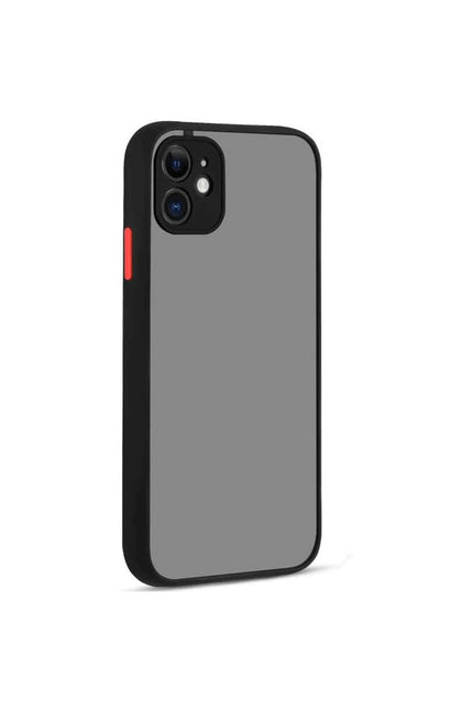iPhone 12 Montreal Silikon Kapak Kılıf - Siyah