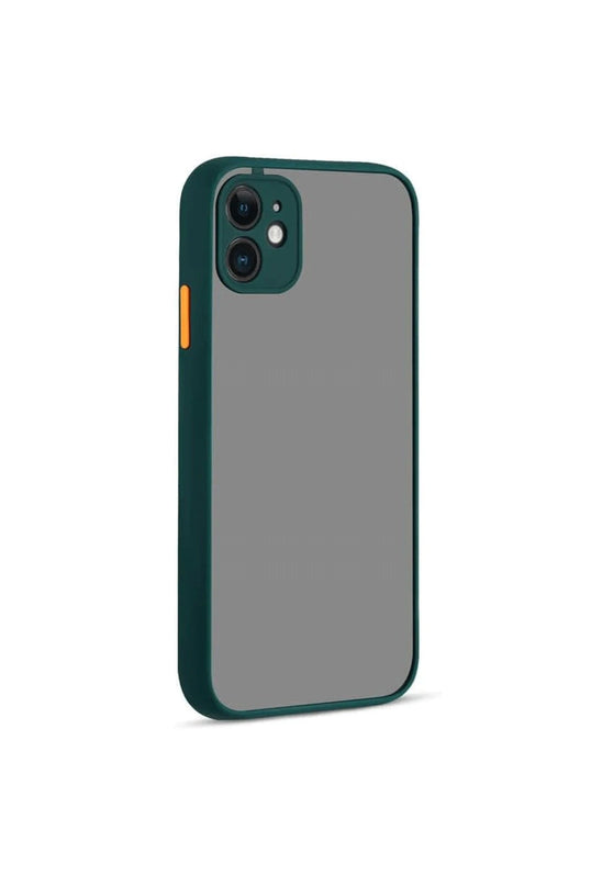 iPhone 12 Montreal Silikon Kapak Kılıf - Yeşil