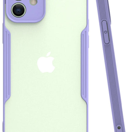 iPhone 12 Platin Silikon Kılıf - Lila