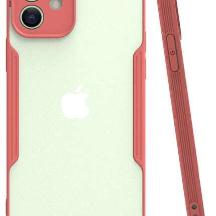 iPhone 12 Platin Silikon Kılıf - Pembe