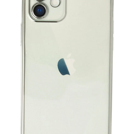iPhone 12 Razer Lensli Silikon Kılıf - Gümüş