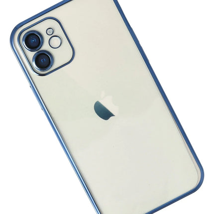 iPhone 12 Razer Lensli Silikon Kılıf - Lacivert 2