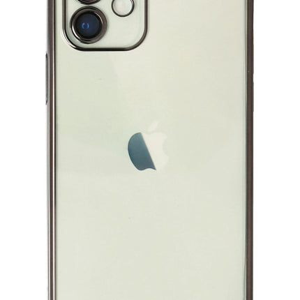 iPhone 12 Razer Lensli Silikon Kılıf - Siyah