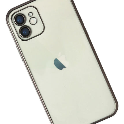 iPhone 12 Razer Lensli Silikon Kılıf - Siyah 2