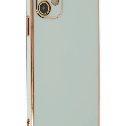 iPhone 12 Volet Silikon Kılıf - Açık Yeşil