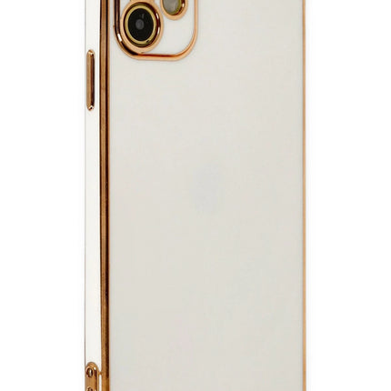 iPhone 12 Volet Silikon Kılıf - Beyaz