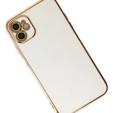 iPhone 12 Volet Silikon Kılıf - Beyaz 3