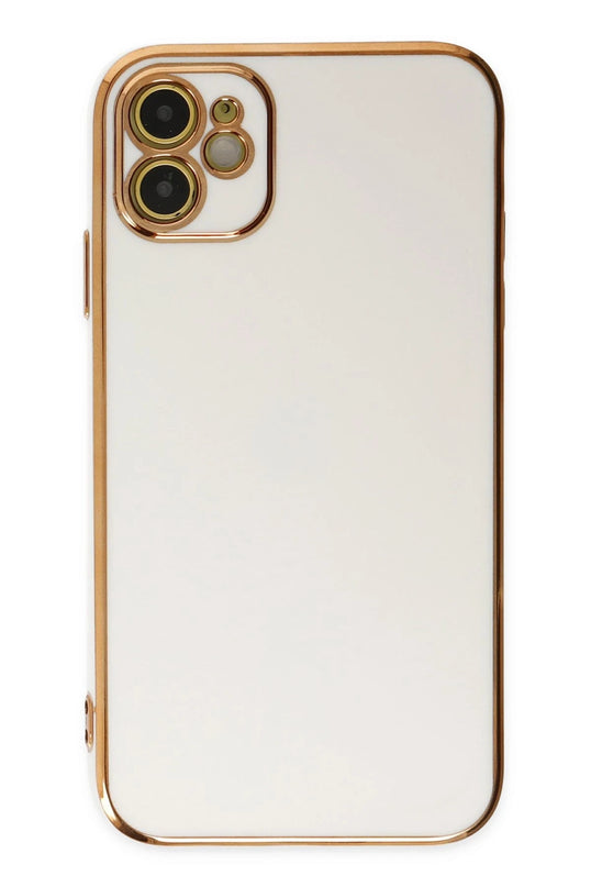 iPhone 12 Volet Silikon Kılıf - Beyaz 2
