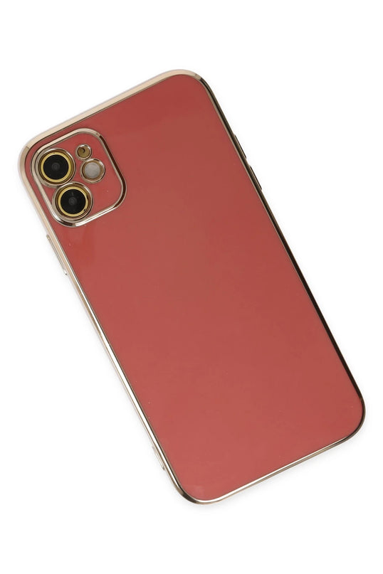 iPhone 12 Volet Silikon Kılıf - Kırmızı 3