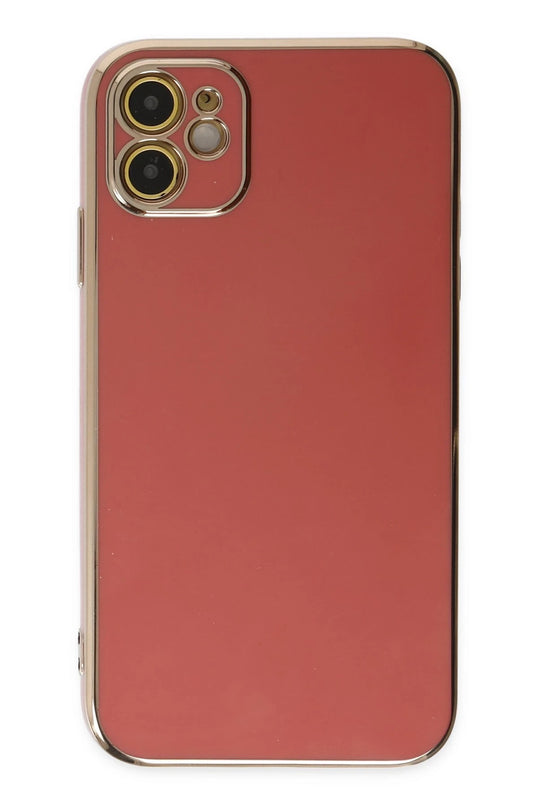 iPhone 12 Volet Silikon Kılıf - Kırmızı 2