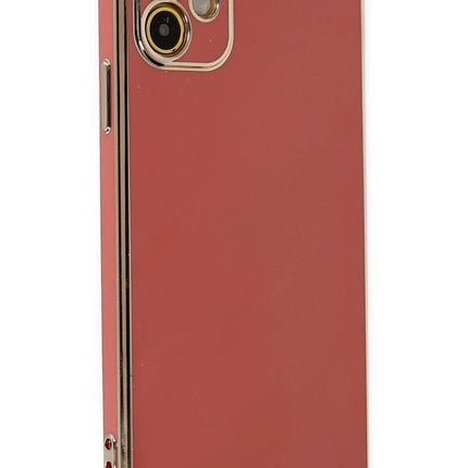 iPhone 12 Volet Silikon Kılıf - Kırmızı