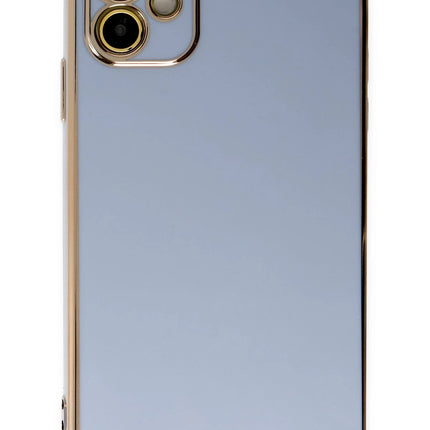 iPhone 12 Volet Silikon Kılıf - Mavi 2