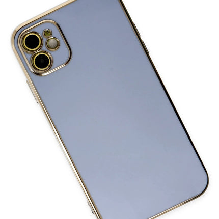 iPhone 12 Volet Silikon Kılıf - Mavi 3