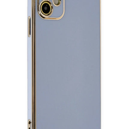 iPhone 12 Volet Silikon Kılıf - Mavi