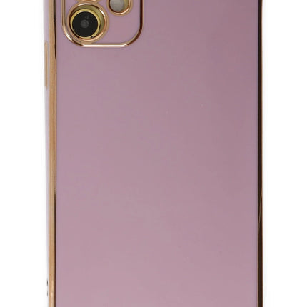 iPhone 12 Volet Silikon Kılıf - Mor 2