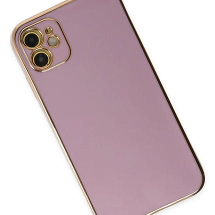 iPhone 12 Volet Silikon Kılıf - Mor 3