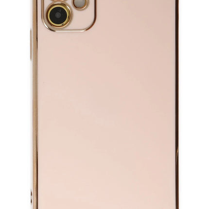 iPhone 12 Volet Silikon Kılıf - Pembe 2