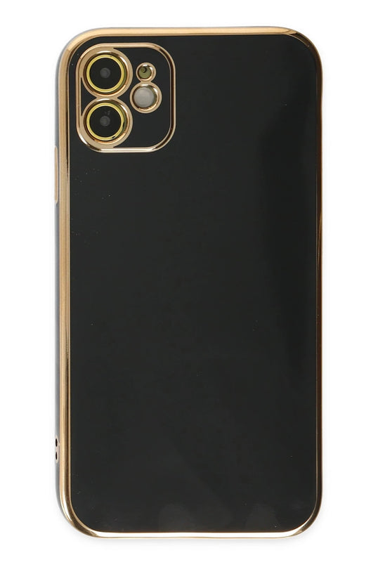 iPhone 12 Volet Silikon Kılıf - Siyah 2