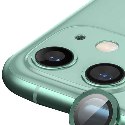 iPhone 12 Mini Raze Metal Kamera Lens - Yeşil
