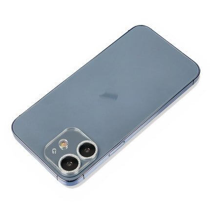 iPhone 12 Mini Shine Kamera Lens Koruma Cam - Gümüş