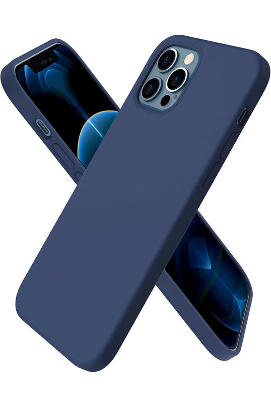 iPhone 12 Pro First Silikon Kılıf - Lacivert