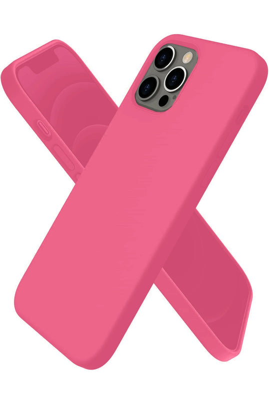iPhone 12 Pro First Silikon Kılıf - Pembe