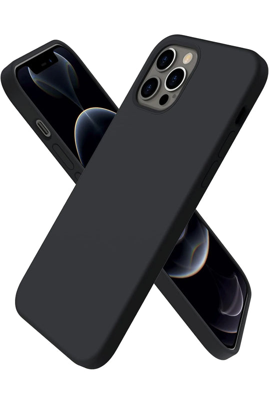 iPhone 12 Pro First Silikon Kılıf - Siyah