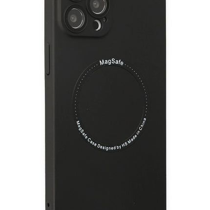 iPhone 12 Pro Jack Magneticsafe Lens Silikon Kılıf - Siyah 2