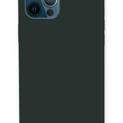 iPhone 12 Pro Lansman Legant Silikon Kılıf - Koyu Yeşil