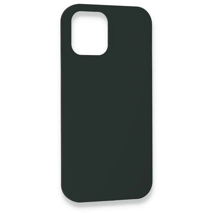 iPhone 12 Pro Lansman Legant Silikon Kılıf - Koyu Yeşil 3