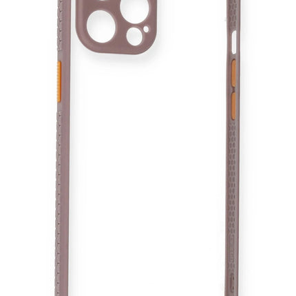 iPhone 12 Pro Miami Şeffaf Silikon Kılıf - Açık Mor