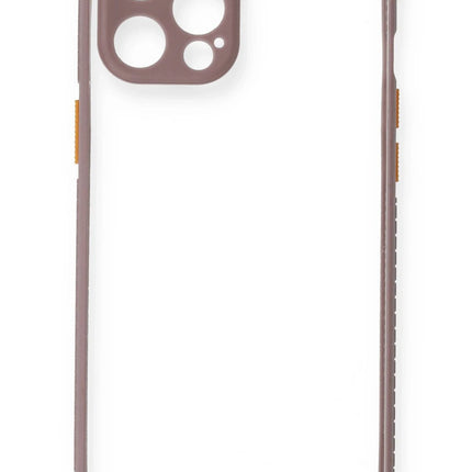 iPhone 12 Pro Miami Şeffaf Silikon Kılıf - Açık Mor 2