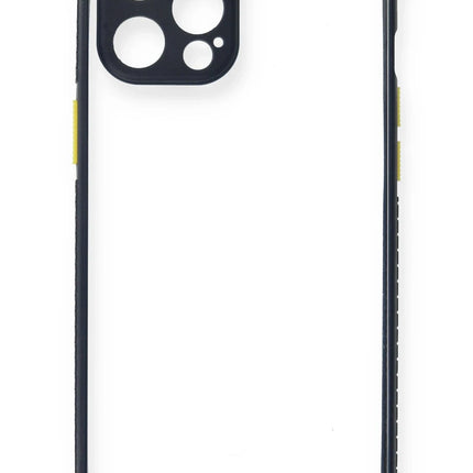 iPhone 12 Pro Miami Şeffaf Silikon Kılıf - Lacivert 2