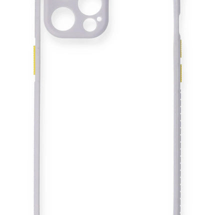 iPhone 12 Pro Miami Şeffaf Silikon Kılıf - Lila 2