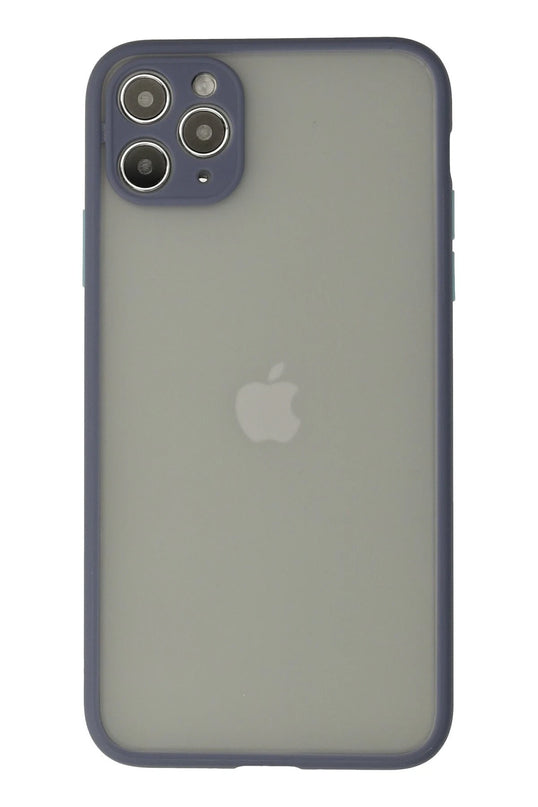 iPhone 12 Pro Montreal Silikon Kapak Kılıf - Gri