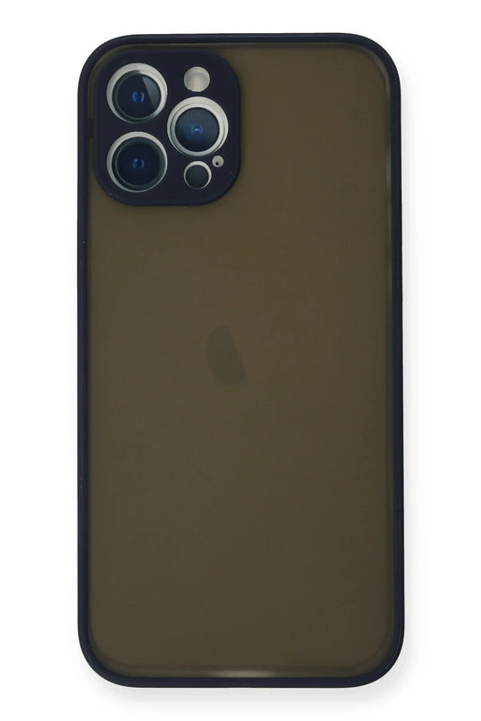 iPhone 12 Pro Montreal Silikon Kapak Kılıf - Lacivert